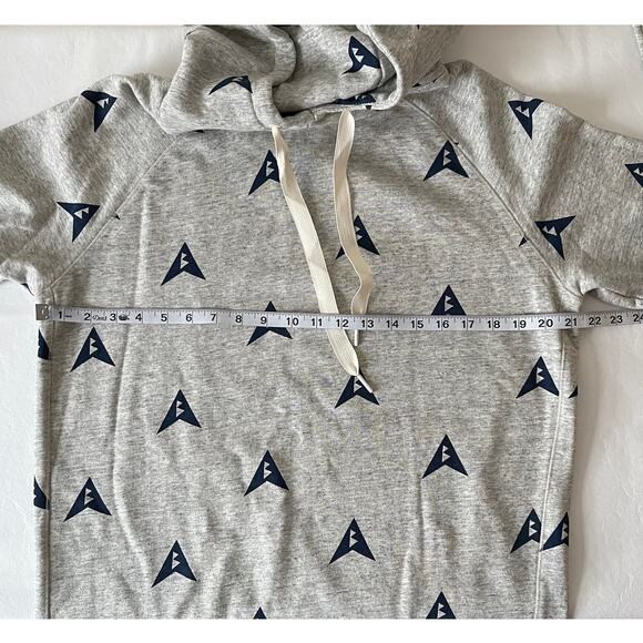 Scotch & Soda Ams Blauw All-Over Print Longline Sweatshirt Women's Size  S - Picture 10 of 11